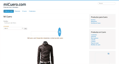 Desktop Screenshot of micuero.com