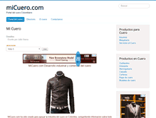 Tablet Screenshot of micuero.com